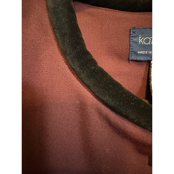 Kathryn Conover vintage pure wool dress button front, Victorian , Prairie 10 - Picture 5 of 6